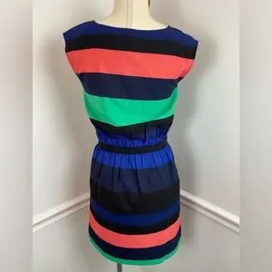 LOFT | Dresses | Loft Sleeveless Black Blue Pink Green Striped Dress Size Xs | Poshmark LOFT | Dresses | Loft Sleeveless Black Blue Pink Green Striped Dress Size Xs | Poshmark